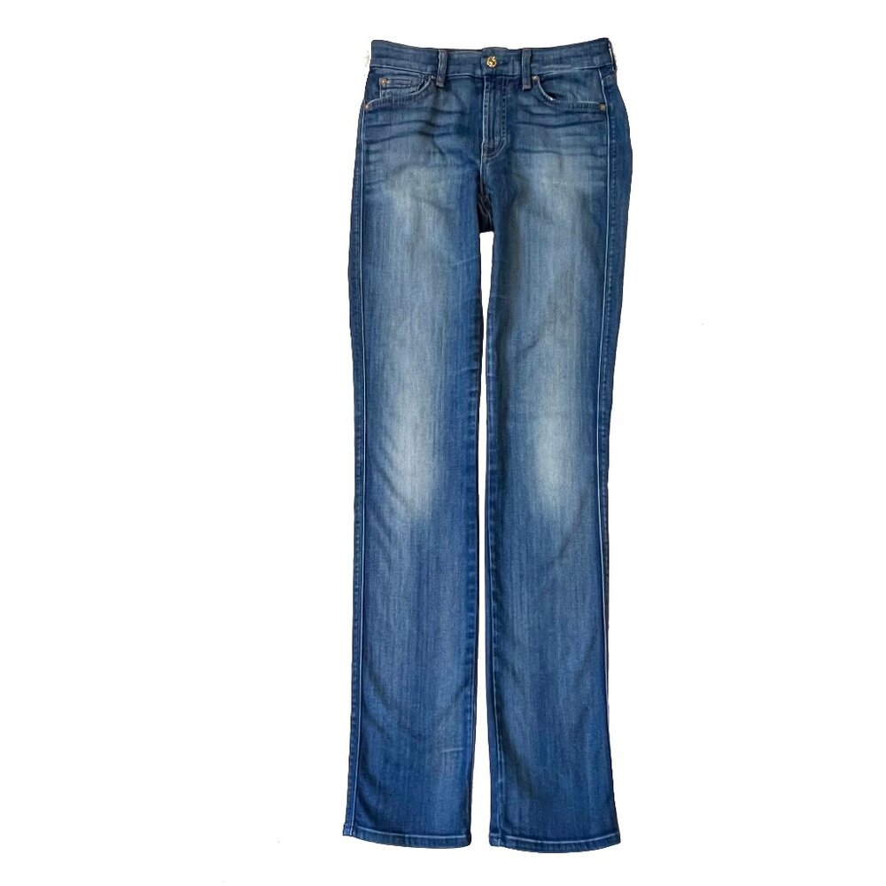 7 For All Mankind Kimmie Straight Leg Jeans Size 25